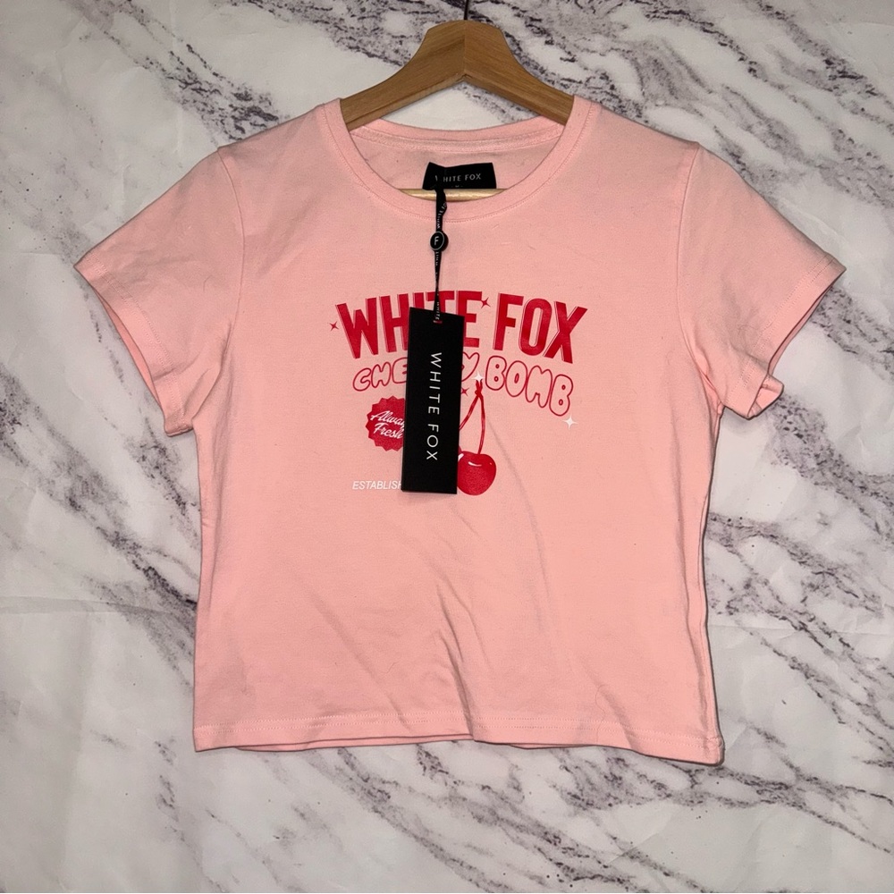 White Fox Boutique Cutting Corners Baby Tee